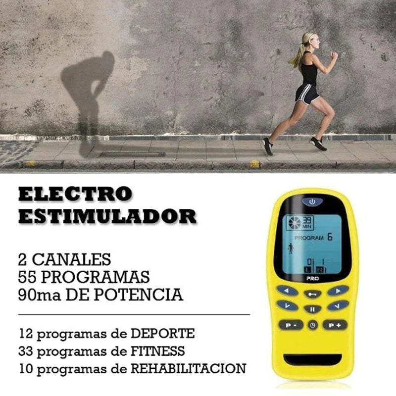 Electroestimulador Muscular Nibra Pro - 55 Funciones