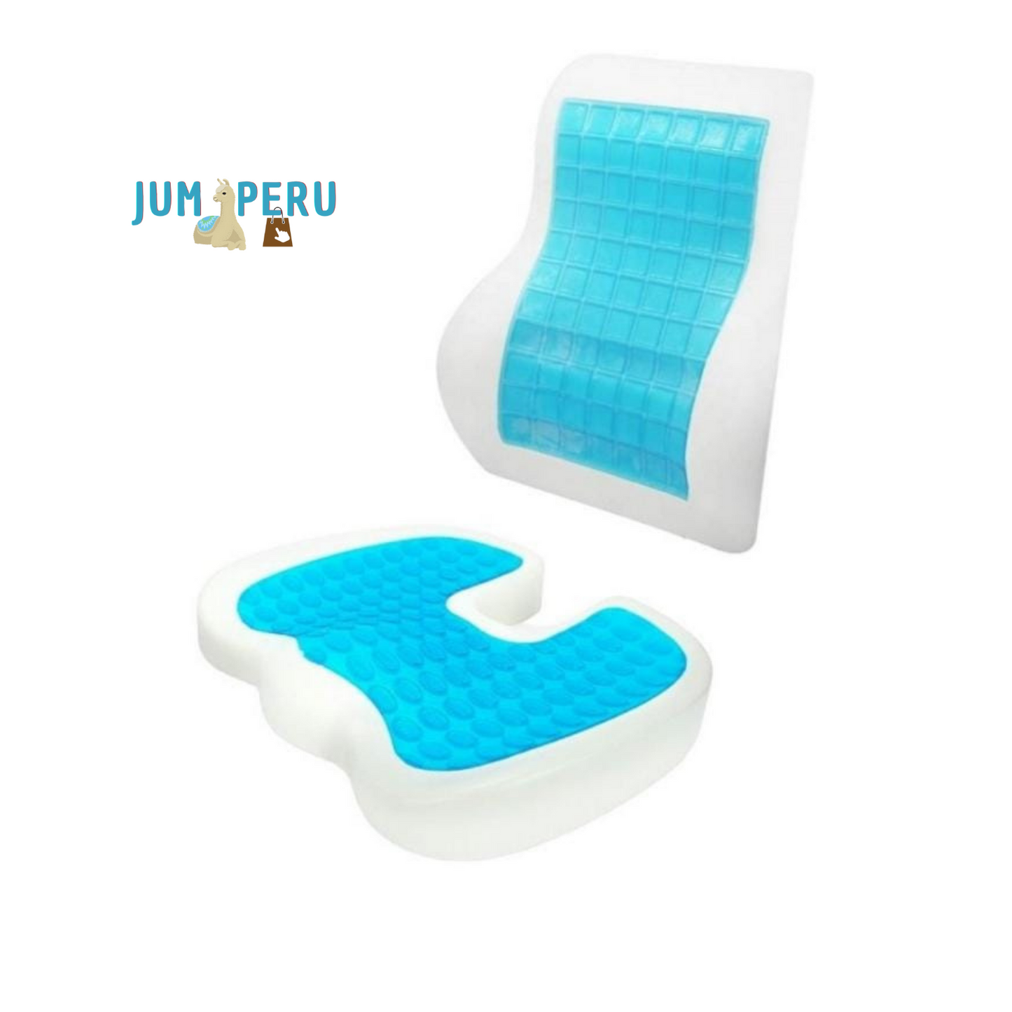 PACK CONFORT (Cojin Asiento + Respaldar Memory Foam)