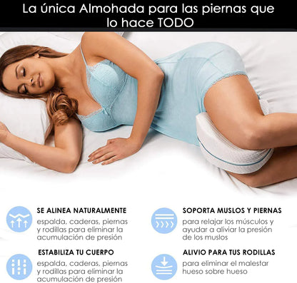 Almohada Ergonómica de Piernas y Rodilla para dormir de Lado