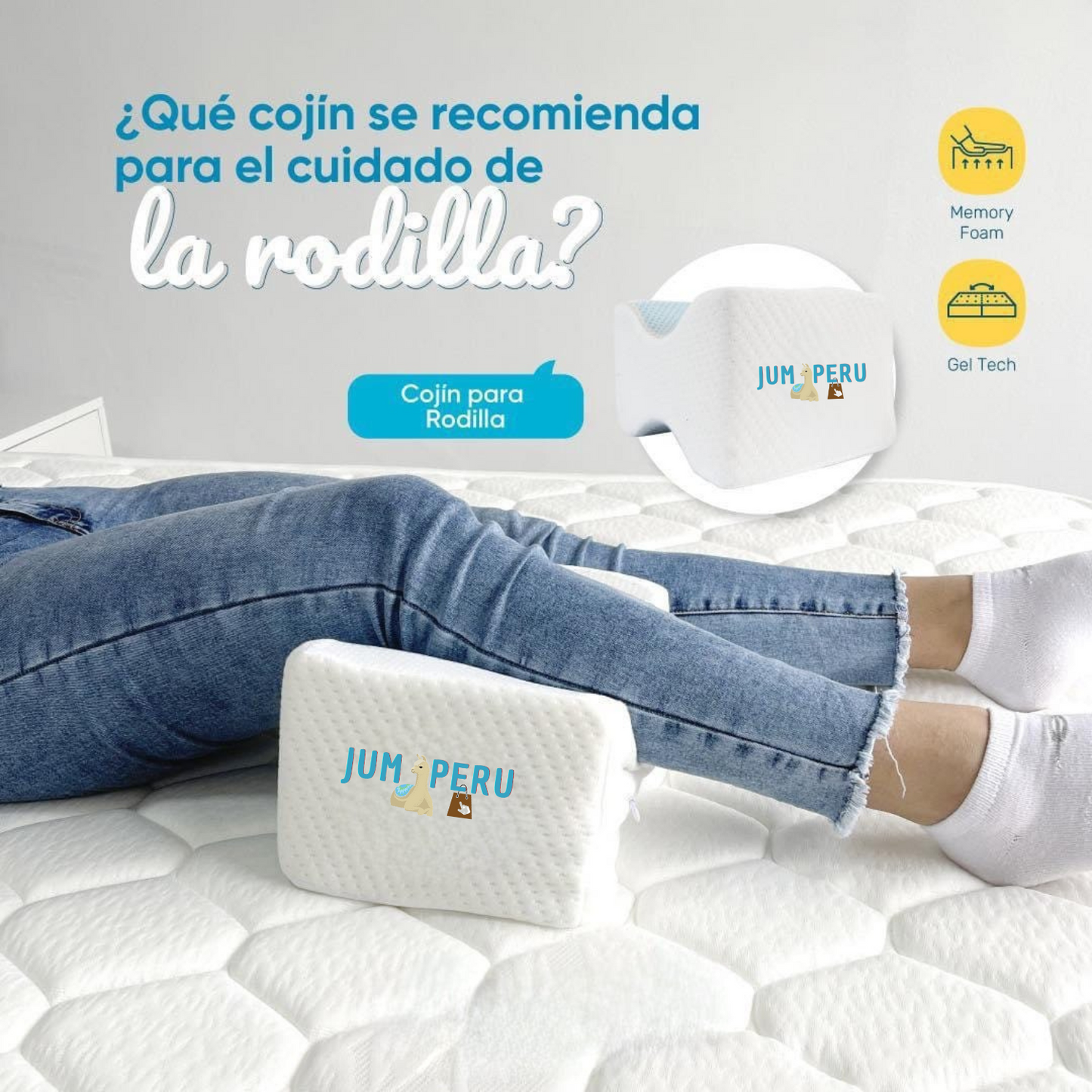 COJIN PARA RODILLAS GEL TECH